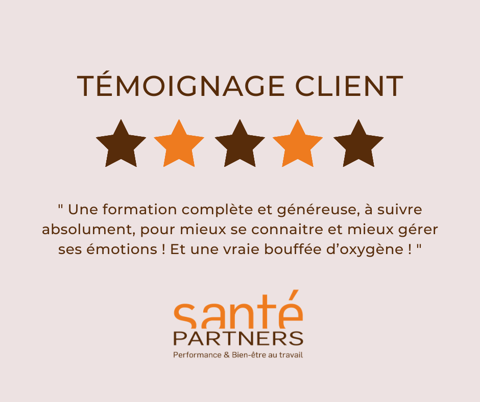 Témoignage client : Formation Intelligence Emotionnelle